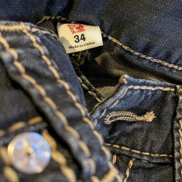 TRUE RELIGION Skinny flap jeans 34/30 - Picture 8 of 13